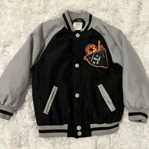 Star Wars Black and Gray Bomber Jacket